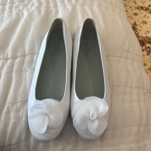 girls flat slip on shoes